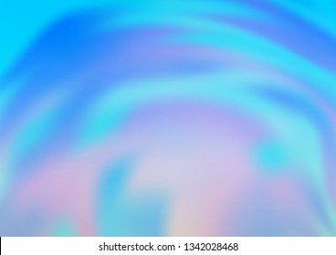 Light BLUE vector glossy bokeh pattern. Colorful abstract illustration with gradient. The template can be used for your brand book.