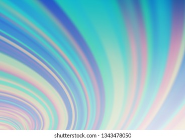 Light BLUE vector glossy bokeh pattern. Colorful illustration in blurry style with gradient. A completely new template for your design.