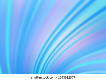 Light BLUE vector glossy bokeh pattern. Colorful abstract illustration with gradient. Brand new style for your business design.