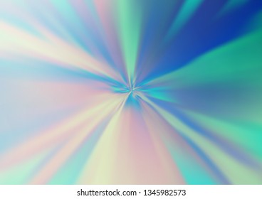 Light BLUE vector glossy bokeh pattern. Modern geometrical abstract illustration with gradient. The template can be used for your brand book.