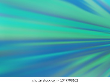 Light BLUE vector glossy bokeh pattern. Modern geometrical abstract illustration with gradient. The template can be used for your brand book.