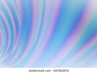 Light BLUE vector glossy bokeh pattern. Colorful illustration in abstract style with gradient. A completely new template for your design.