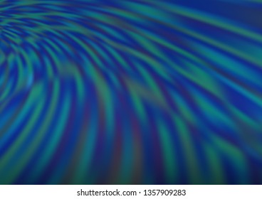 Light BLUE vector glossy bokeh pattern. Creative illustration in halftone style with gradient. The elegant pattern for brand book.