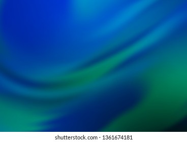 Light BLUE vector glossy bokeh pattern. A vague abstract illustration with gradient. The best blurred design for your business.