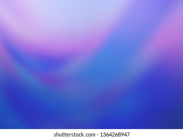 Light BLUE vector glossy bokeh pattern. Colorful illustration in blurry style with gradient. A completely new template for your design.