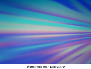 Light BLUE vector glossy bokeh pattern. Colorful illustration in abstract style with gradient. The blurred design can be used for your web site.