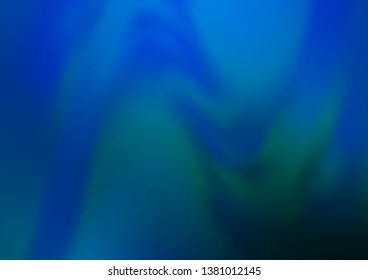 Light BLUE vector glossy bokeh pattern. Colorful illustration in abstract style with gradient. A new texture for your design.