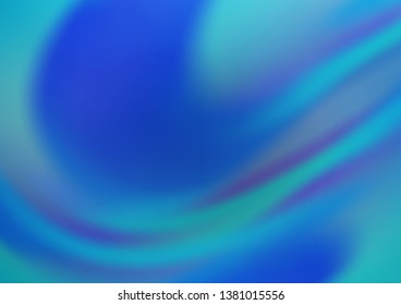 Light BLUE vector glossy bokeh pattern. Shining colorful illustration in a Brand new style. The template can be used for your brand book.