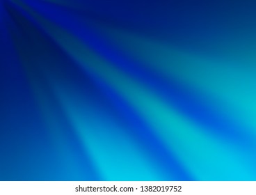 Light BLUE vector glossy bokeh pattern. Modern geometrical abstract illustration with gradient. Brand new style for your business design.