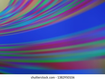 Light BLUE vector glossy bokeh pattern. Creative illustration in halftone style with gradient. A new texture for your design.