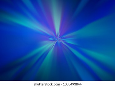 Light BLUE vector glossy bokeh pattern. A vague abstract illustration with gradient. A completely new template for your design.