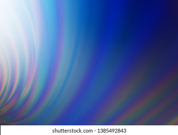 Light BLUE vector glossy bokeh pattern. A vague abstract illustration with gradient. The template can be used for your brand book.