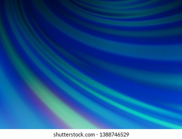 Light BLUE vector glossy bokeh pattern. Glitter abstract illustration with an elegant design. The best blurred design for your business.