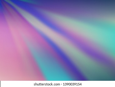 Light BLUE vector glossy bokeh pattern. Colorful illustration in abstract style with gradient. Brand new design for your business.