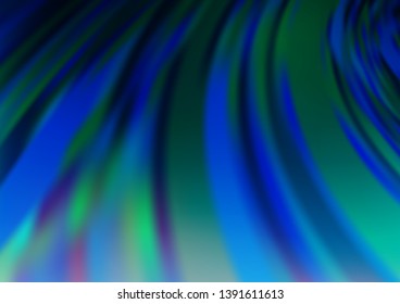 Light BLUE vector glossy bokeh pattern. Colorful abstract illustration with gradient. Brand new design for your business.