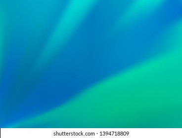 Light BLUE vector glossy bokeh pattern. Modern geometrical abstract illustration with gradient. The template can be used for your brand book.