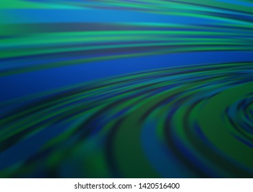Light BLUE vector glossy bokeh pattern. Colorful illustration in blurry style with gradient. A new texture for your design.
