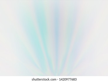 Light BLUE vector glossy bokeh pattern. Modern geometrical abstract illustration with gradient. The blurred design can be used for your web site.