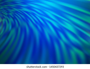 Light BLUE vector glossy bokeh pattern. A vague abstract illustration with gradient. A completely new design for your business.