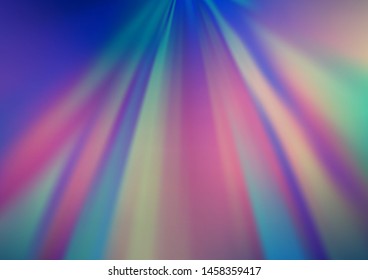 Light BLUE vector glossy bokeh pattern. Glitter abstract illustration with an elegant design. The blurred design can be used for your web site.