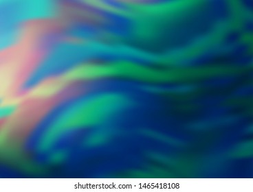 Light BLUE vector glossy bokeh pattern. Colorful abstract illustration with gradient. A completely new template for your design.