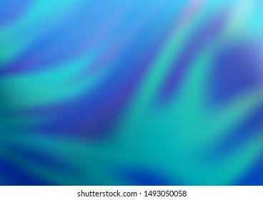 Light BLUE vector glossy bokeh pattern. Colorful abstract illustration with gradient. The best blurred design for your business.