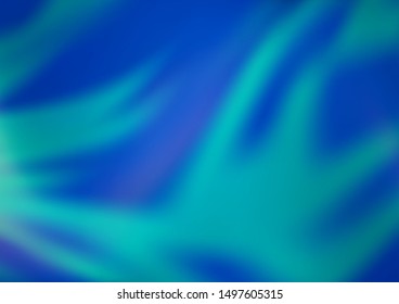 Light BLUE vector glossy bokeh pattern. A completely new color illustration in a bokeh style. A completely new design for your business.