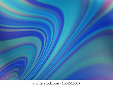 Light BLUE vector glossy bokeh pattern. A vague abstract illustration with gradient. The elegant pattern for brand book.