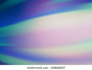 Light BLUE vector glossy bokeh pattern. Colorful illustration in abstract style with gradient. The background for your creative designs.