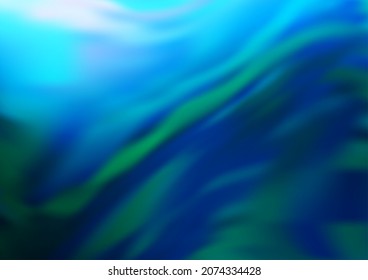 Light BLUE vector glossy bokeh pattern. Colorful abstract illustration with gradient. A completely new design for your business.