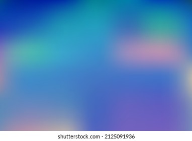 Light BLUE vector glossy bokeh pattern. Colorful abstract illustration with gradient. Elegant cover for a brand book.