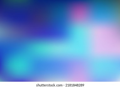 Light BLUE vector glossy bokeh pattern. A vague abstract illustration with gradient. Brand new design for your business.