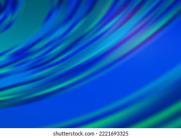 Light BLUE vector glossy bokeh pattern. Colorful abstract illustration with gradient. A completely new design for your business.