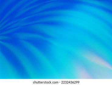 Leichte BLAU-Vektorgrafik-Bokeh-Muster. Farbige Illustration im unscharfen Stil mit Farbverlauf. Das beste unscharfe Design für Ihr Unternehmen.