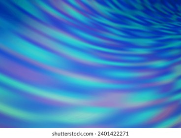 Light BLUE vector glossy bokeh pattern. Colorful illustration in blurry style with gradient. Brand new style for your business design.