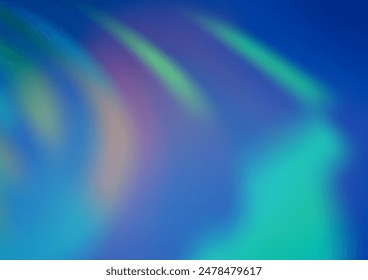 Light BLUE vector glossy bokeh pattern. A vague abstract illustration with gradient. The blurred design can be used for your web site.