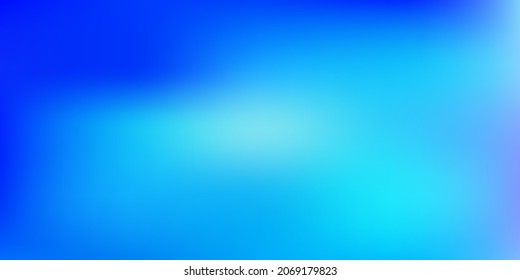 Light blue vector gradient blur background. Colorful illustration with gradient in halftone style. Modern design for your apps.