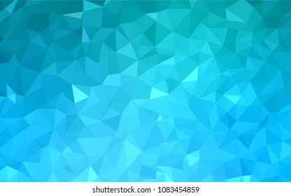 Light BLUE vector gradient triangles pattern. Modern abstract illustration with triangles. Textured pattern for your backgrounds.