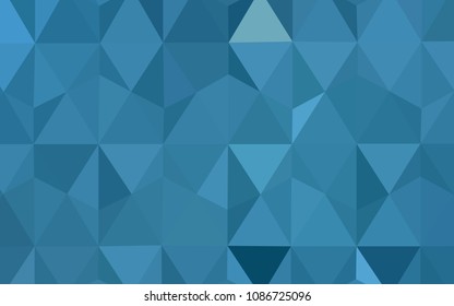 Light BLUE vector gradient triangles pattern. Polygonal abstract illustration with gradient. Textured pattern for your backgrounds.