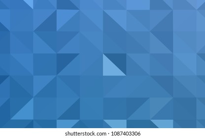 Light BLUE vector gradient triangles template. Triangular geometric sample with gradient.  Textured pattern for your backgrounds.