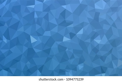 Light BLUE vector gradient triangles template. Triangular geometric sample with gradient.  Brand new design for your business.