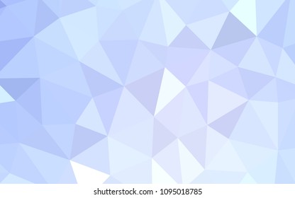 Light BLUE vector gradient triangles template. Colorful illustration in abstract style with triangles. Textured pattern for your backgrounds.