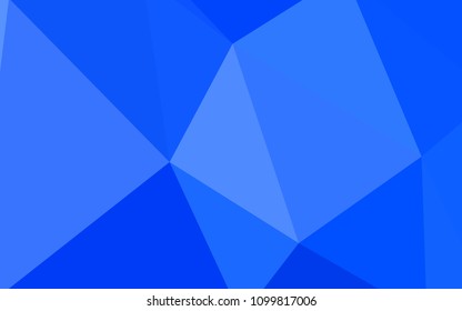 Light BLUE vector gradient triangles texture. Modern abstract illustration with triangles. Pattern for a brand book's backdrop.