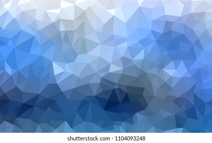 Light BLUE vector gradient triangles texture. Modern abstract illustration with triangles. Pattern for a brand book's backdrop.