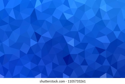 Light BLUE vector gradient triangles texture. Shining colorful illustration with triangles. Completely new template for your banner.
