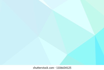 Light BLUE vector gradient triangles pattern. Colorful illustration in abstract style with triangles. Pattern for a brand book's backdrop.