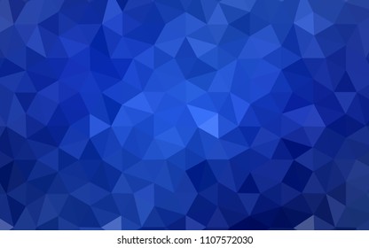 Light BLUE vector gradient triangles pattern. Polygonal abstract illustration with gradient. Polygonal design for your web site.