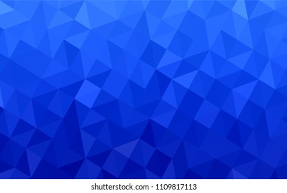 Light BLUE vector gradient triangles template. Triangular geometric sample with gradient.  Triangular pattern for your design.