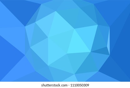 Light BLUE vector gradient triangles pattern. Colorful illustration in polygonal style with gradient. Polygonal design for your web site.