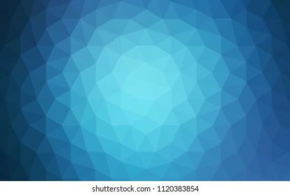 Light BLUE vector gradient triangles pattern. Shining colorful illustration with triangles. Template for cell phone's backgrounds.